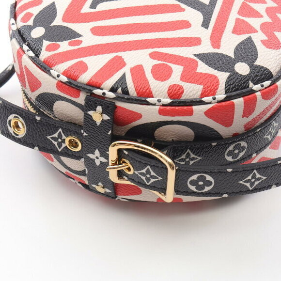 Louis Vuitton LV Crafty Boite Chapeau Shoulder Bag Giant Red Black - Picture 7 of 7